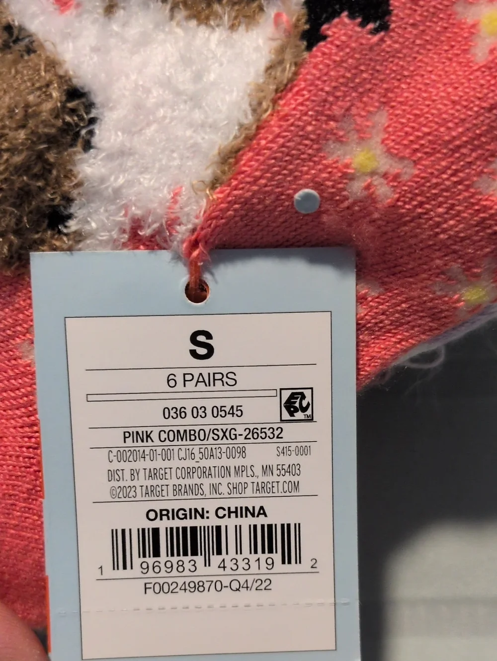 Cat & Jack No Show Socks Size Small 6pairs